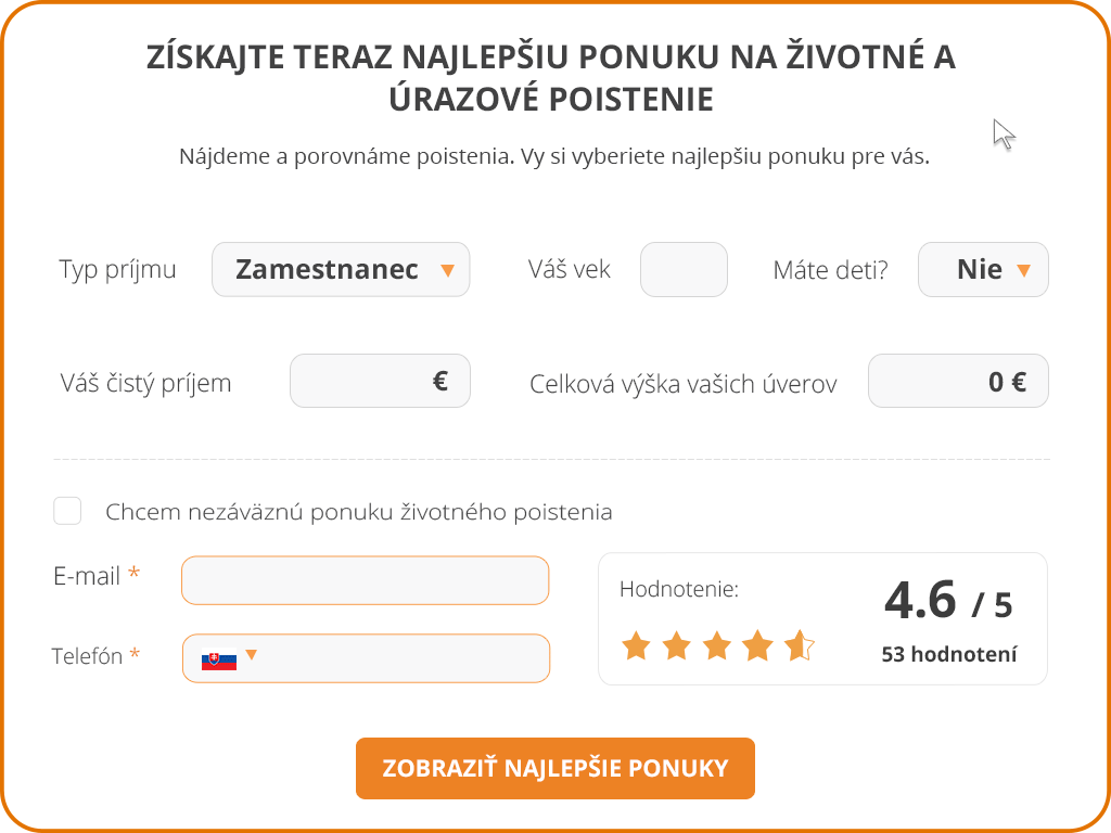 expertfakturacia.life životné poistenie kalkulačka